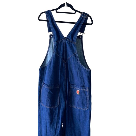 Empyre Mens Overalls Size Medium Blue Loose Fit Evening Skate Denim Pure Cotton - Picture 11 of 14